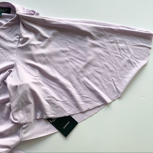 🌸New🌸 Ralph Lauren Knee Length Sheath Dress Size 8 Purple Belted NWT - Picture 8 of 13